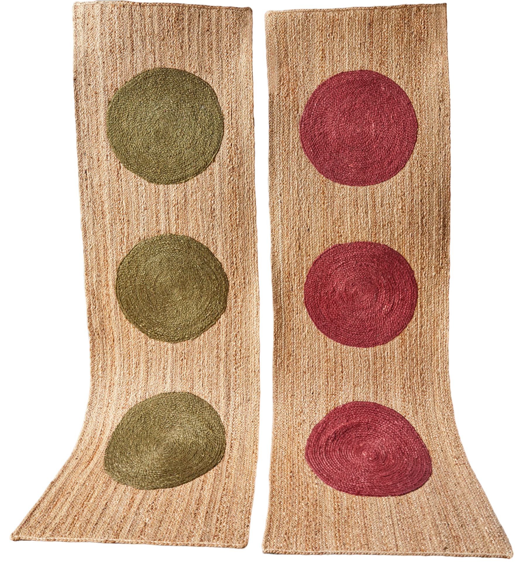 Super Moon jute runner - red ochre — TATE & DARBY I HANDMADE